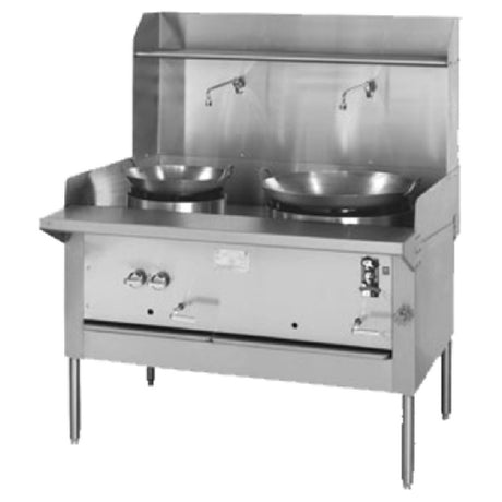 Montague Company CRM-4 Legend™ Wok Range Gas Four Bowls