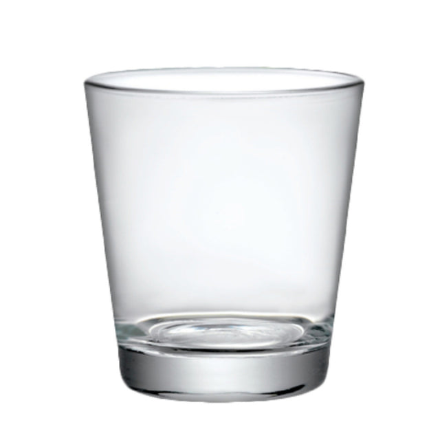 Steelite 4940Q342 Double Old Fashioned Glass 12-1/4 Oz. (H 4" M 3-1/2" T 3-1/2" B 2-5/8") Bormioli Rocco