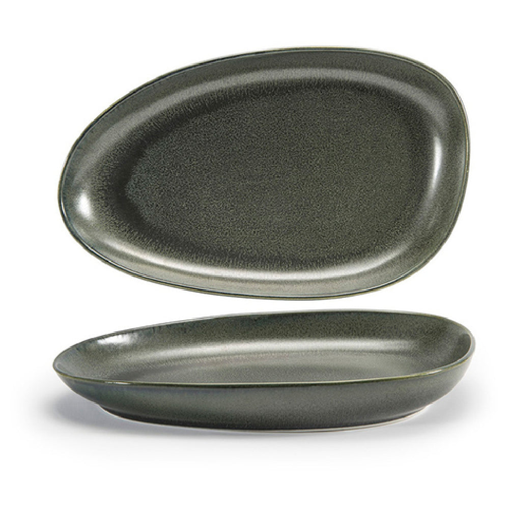 FOH DDP062DGP22 Kiln® Plate 11" X 7" X 1-1/2" Oval