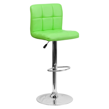 Flash Furniture DS-810-MOD-GRN-GG Swivel Bar Stool Adjustable Height Contemporary Style