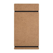 Risch MDF 8.5X14 MDF Menu Board 8-1/2" X 14" 3" Header For Laser Engraved Or Foil Stamped Logo