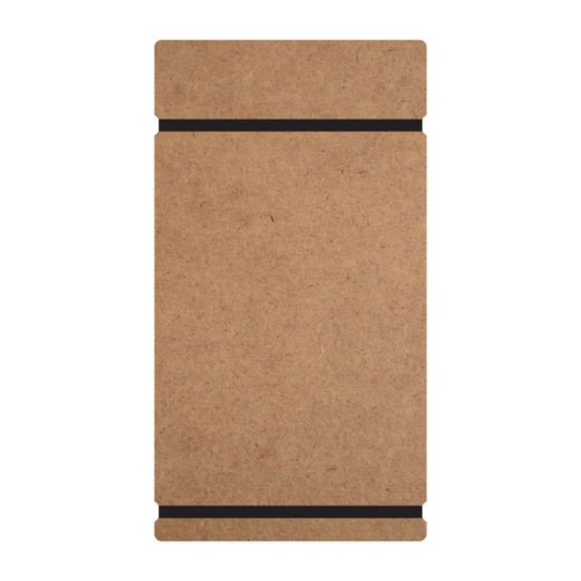 Risch MDF 8.5X14 MDF Menu Board 8-1/2" X 14" 3" Header For Laser Engraved Or Foil Stamped Logo