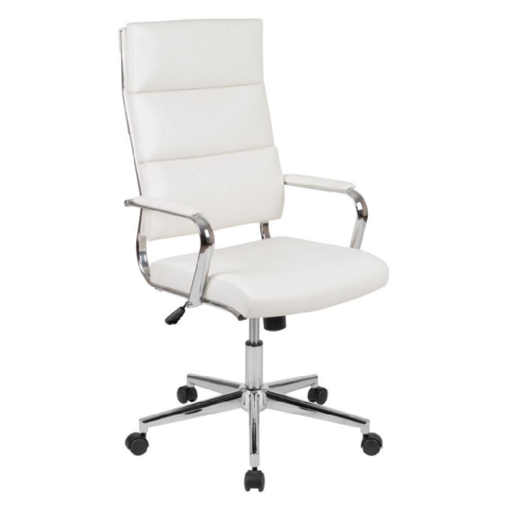 Flash Furniture BT-20595H-2-WH-GG Hansel Executive Swivel Chair 250 Lb. Weight Capacity