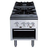 Dukers Appliance Co. USA Ltd. DCSP2 Stock Pot Range Gas (2) Heavy Duty Cast Iron 3-ring Burners