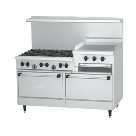 Garland X60-6R24RR_NAT Sunfire® Restaurant Range Gas 60"