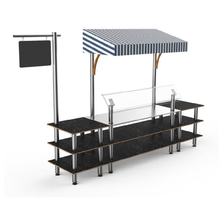 Steelite MGCMLA04MSWF Mogogo Buffet Solutions Modular Classic Canopy Station 3-tier