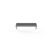 Atosa USA, Inc. SWS1224/304 - Wall Shelf, 24" X 12" X 10", 2 Brackets