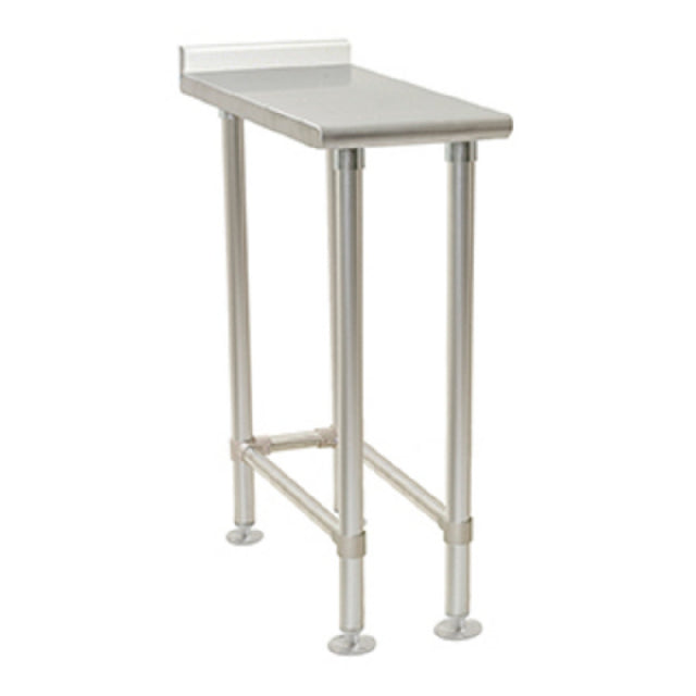 Eagle UT3612STEB Deluxe Series Filler Table 12"W X 36"D 16/304 Stainless Steel Top With 1-1/2"H Rear Up-turn