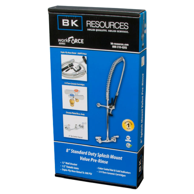 BK Resources CP-VSMPR-WB-G (5) BK-VSMPR-WB-G WorkForce™ Pre-Rinse Assemblies