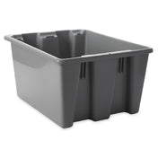 Rubbermaid FG172100GRAY - Palletote® Box, 1-5/16 Cu. Ft., 19-1/2"W X 15-1/2"D X 10"H