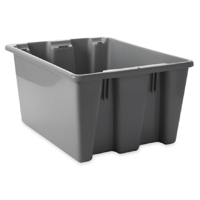 Rubbermaid FG172100GRAY - Palletote® Box, 1-5/16 Cu. Ft., 19-1/2"W X 15-1/2"D X 10"H