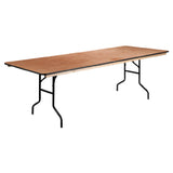 Flash Furniture XA-3696-P-GG Folding Banquet Table 96"W X 36"D X 30"H Seats Up To 10 Adults