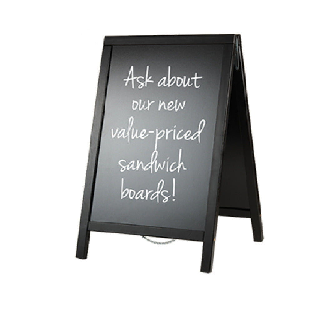 American Metalcraft SBSBL120 Value Sandwich Board 27-1/4"L X 4"W X 49-1/4"H Scratch Resistant Surface