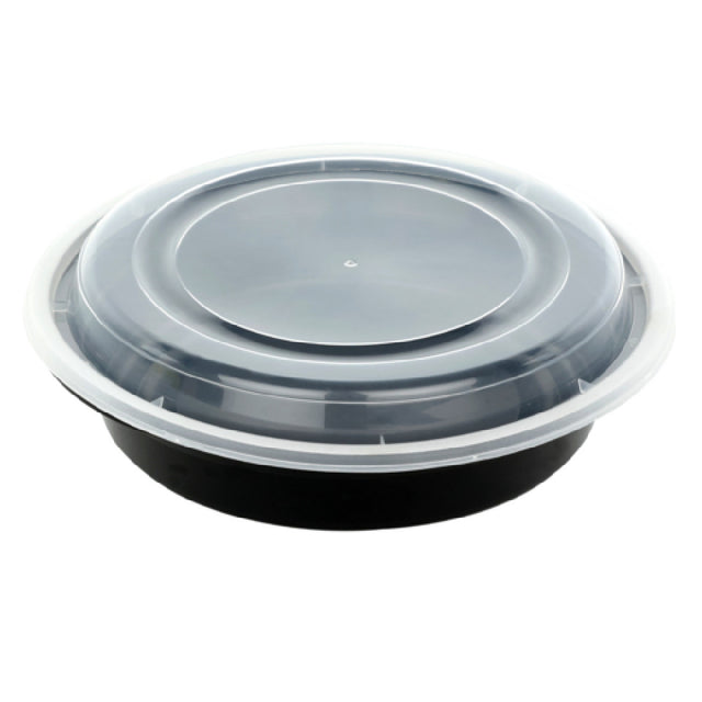 Empura RSL-923 - Microwavable Togo Container, 7.28"W X 7.28"D X 1.6"H, 24 Oz Capacity