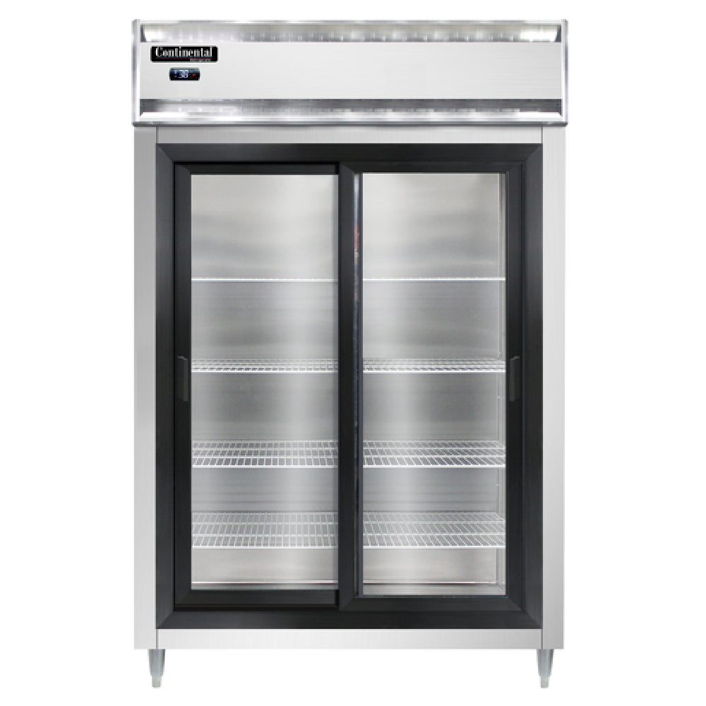Continental Refrigerator D2RNSGD Designer Line Refrigerator Reach-in Two-section