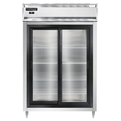 Continental Refrigerator D2RNSGD Designer Line Refrigerator Reach-in Two-section