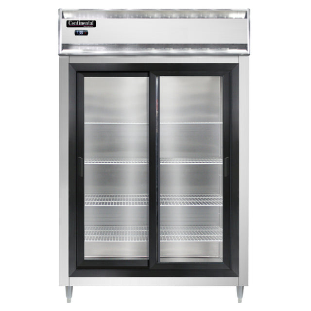 Continental Refrigerator D2RNSGD Designer Line Refrigerator Reach-in Two-section