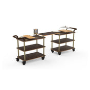 Steelite MGCRNX24WBXX Mogogo Roll'n Mini Brunch Time Station Bengali Mango Wood Shelves