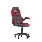 Flash Furniture CH-00095-RED-RLB-GG X10 Gaming Chair 250 Lb. Weight Capacity LeatherSoft Upholstery With Mesh Inserts