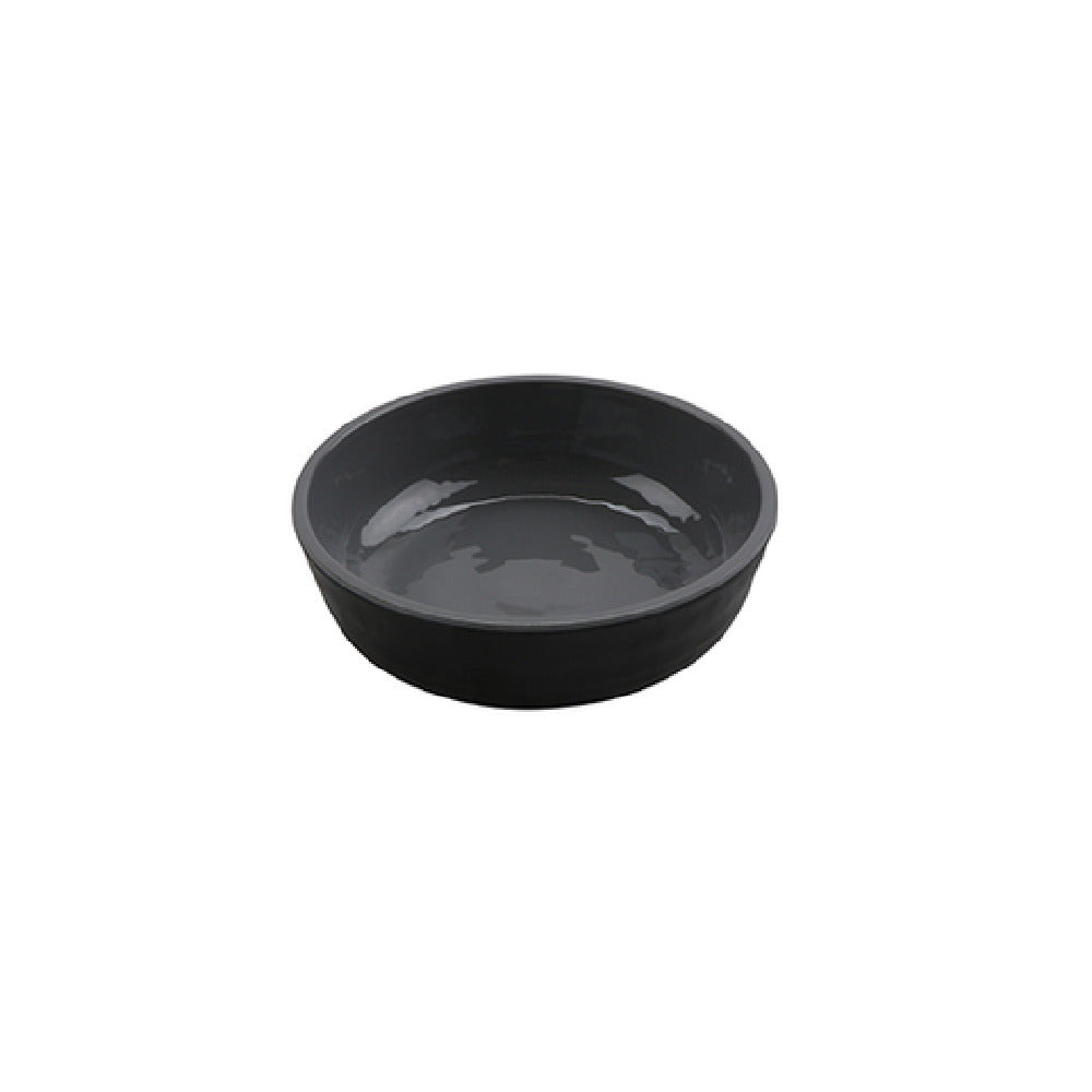 GET Enterprises RR-5-GRS/BKM Roca Glazed Shallow Side Monkey Dish 4 Oz. Break-resistant