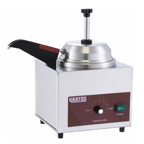 Hubert 35564 - Kratos® Hot Topping Warmer And Dispenser, 9"W X 15-1/2"D X 15-1/2"H