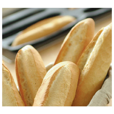 Matfer 337100 Silform® Mini Baguette Mold Sheet Of 810-1/4"L X 2-1/2"W X 1-1/4"H