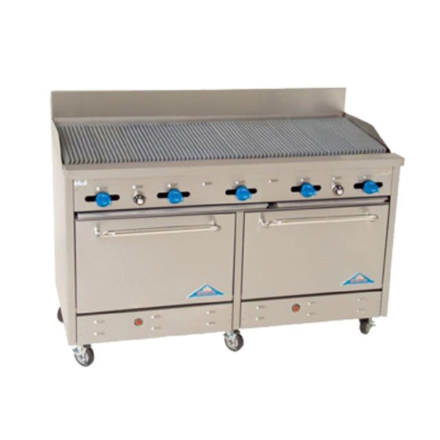Comstock-Castle F3226-5RB Range Gas 60" Wide