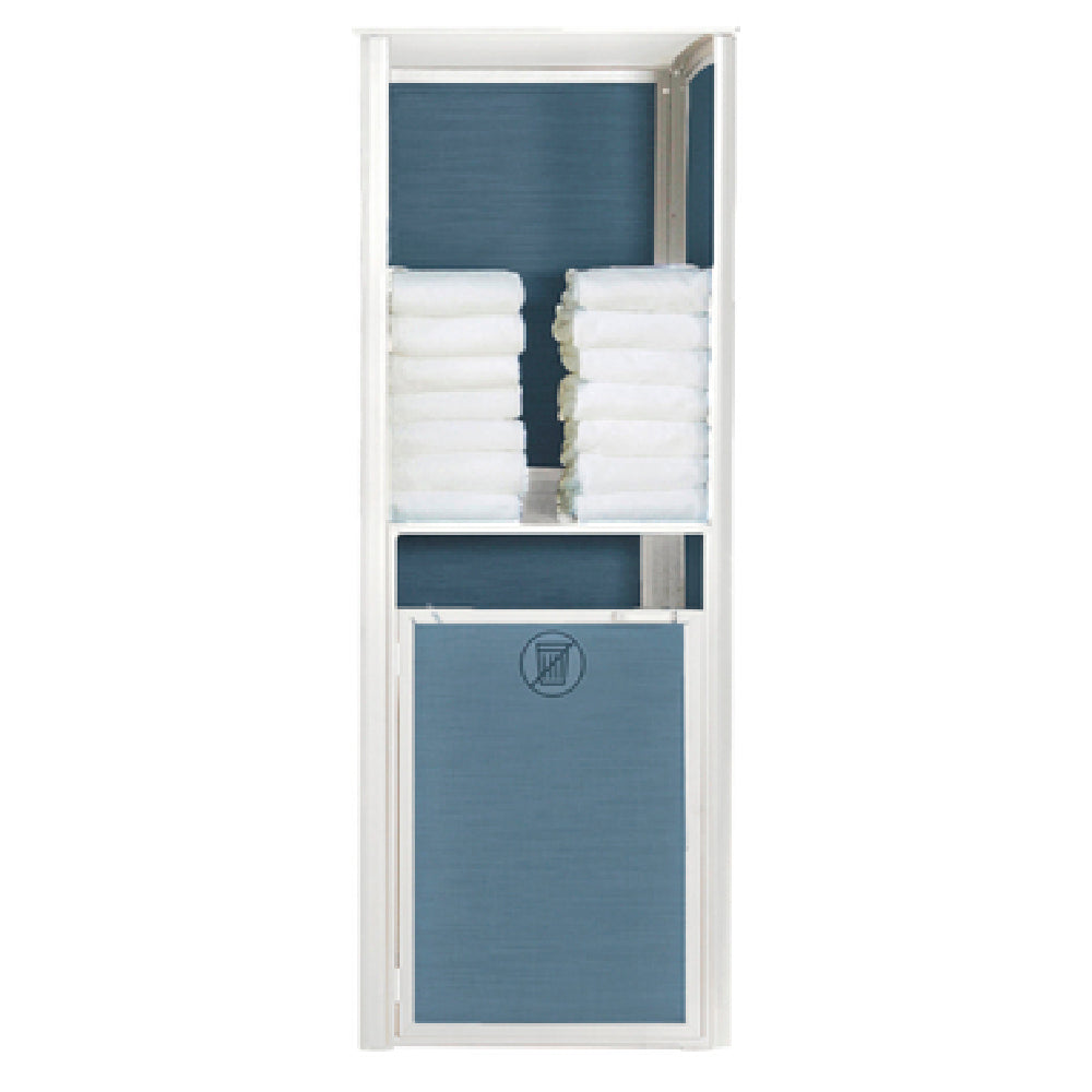 Grosfillex US035096 Sunset Towel Valet Single Unit 24"W X 25"D X 70"H