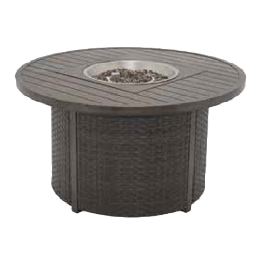 Plantation Prestige Commercial Furniture 8742500-0167 Charleston Fire Table 47" Dia X 27"H