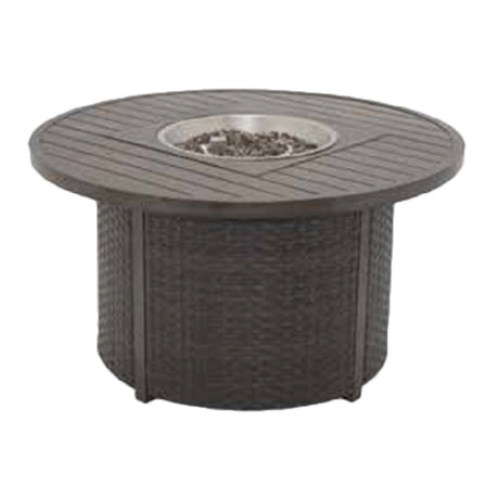 Plantation Prestige Commercial Furniture 8742500-0167 Charleston Fire Table 47" Dia X 27"H