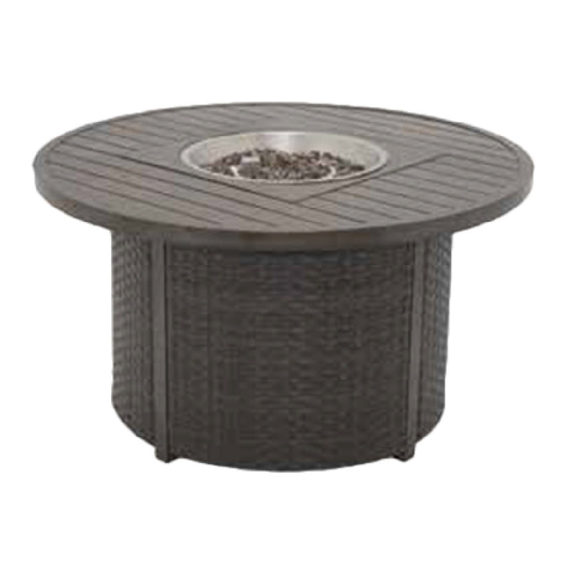 Plantation Prestige Commercial Furniture 8742500-0167 Charleston Fire Table 47" Dia X 27"H
