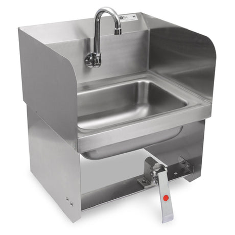 John Boos PBHS-W-1410-KV1MB-SS Pro-Bowl Hand Sink Wall Mount 14"W X 10" Front-to-back X 5" Deep Bowl