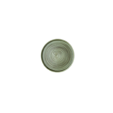 Churchill China PABGWP211 Walled Plate 8.67" Dia. Patina Burnished Green