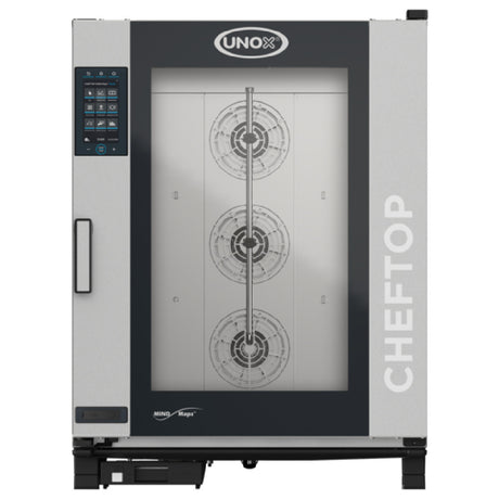 UNOX XAVC-10FS-EPLM ChefTop MIND.Maps™ Plus Combi Oven/Steam Oven Is An Electric Countertop Oven That Combines Heat