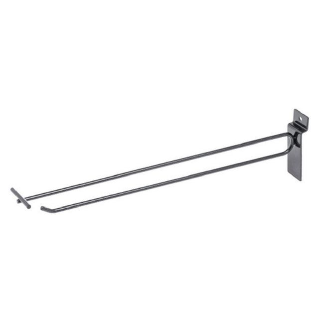 Hubert 30299 - Slatwall Scanner Hook, 12", Black (100 Each Per Case)