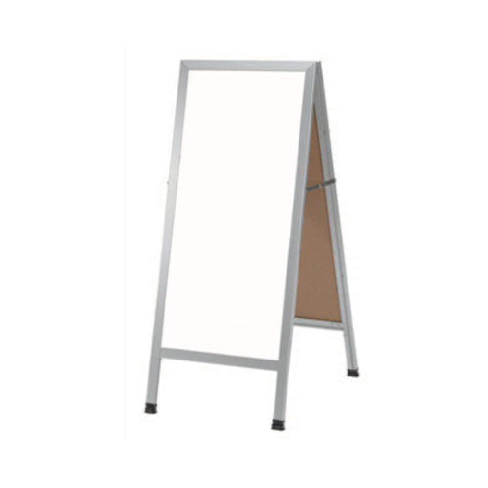 Aarco AA-311SW Sidewalk Markerboard 18"W X 42"H White Porcelain Board