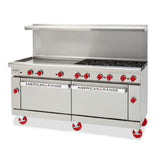 American Range ARGF-24G-8B_NAT - Green Flame Range, Gas, 72"