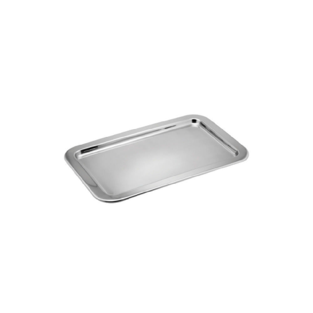 FOH BPT040MSS18 Smart Buffet Ware® Domino Serving Tray 20.75" X 12.75" Stainless