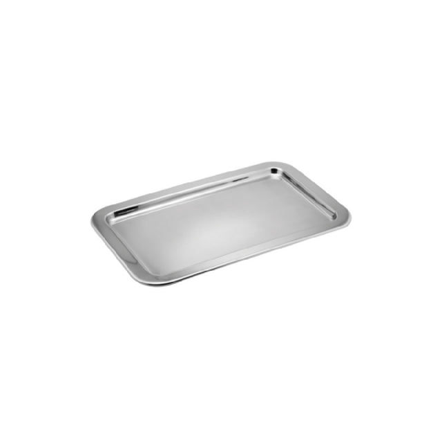 FOH BPT040MSS18 Smart Buffet Ware® Domino Serving Tray 20.75" X 12.75" Stainless