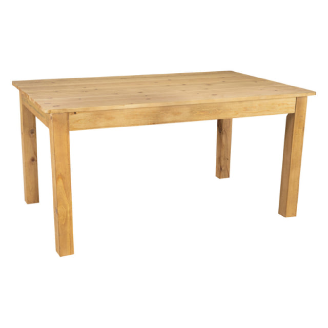 Flash Furniture XA-F-60X38-LN-GG Hercules Series Farm Dining Table 60"W X 38"D X 29-1/2"H