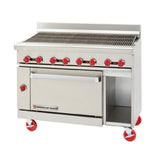 American Range AR-4RB-126L-SBR_NAT - Restaurant Range, Gas, 48"