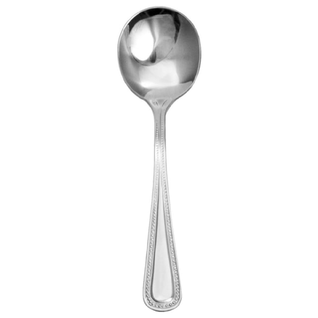 International Tableware BE-113 Bouillon Spoon 6-1/8" Long 18/0 Stainless Steel