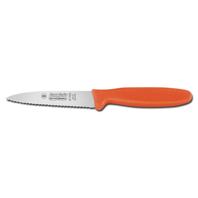 Dexter Russell NET105SC Sani-Safe® (15583) Net/Twine/Line Knife 3-1/2" Scalloped Edge