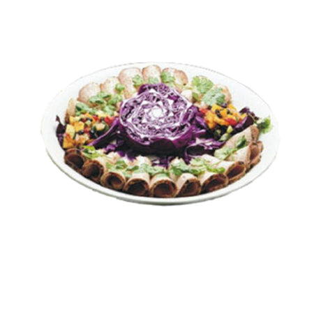 Bon Chef 5059CGRN - Shallow Chafer Food Pan/Platter, 3-1/2 Qt., 15-1/4" X 1-7/8"