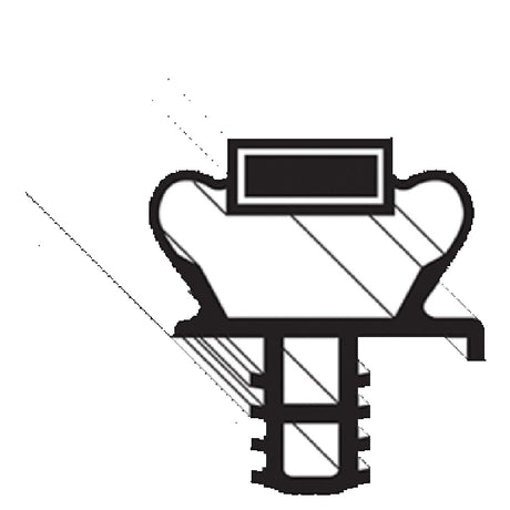 Franklin Machine Products 235-1154 Drawer Gasket 16-5/16"L X 7-7/16"W 4-sided