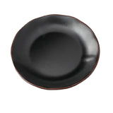 Yanco NA-112BK Nature Art Dinner Plate 12"dia. X 1"H Round