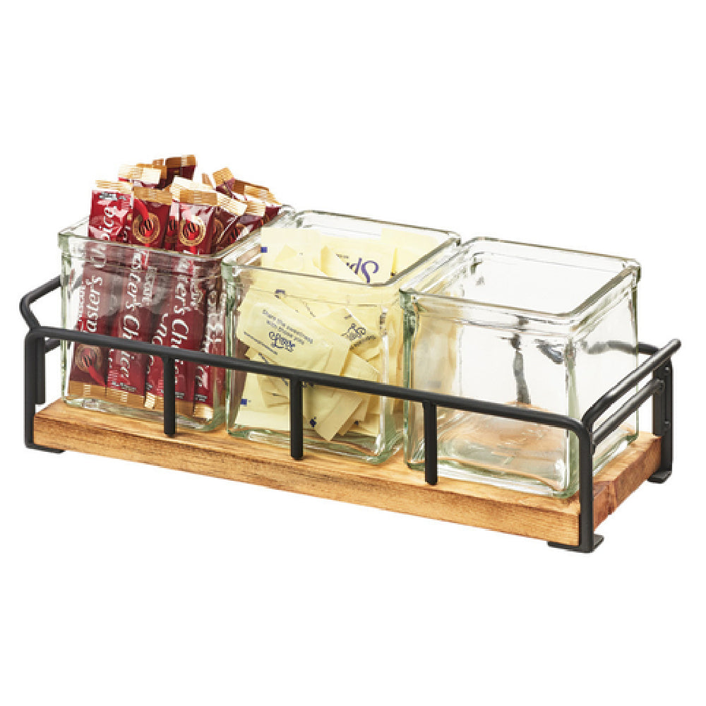 Cal Mil 3714-99 Madera Jar Organizer 13-1/2"W X 4-1/2"D X 4-3/4"H Rectangular