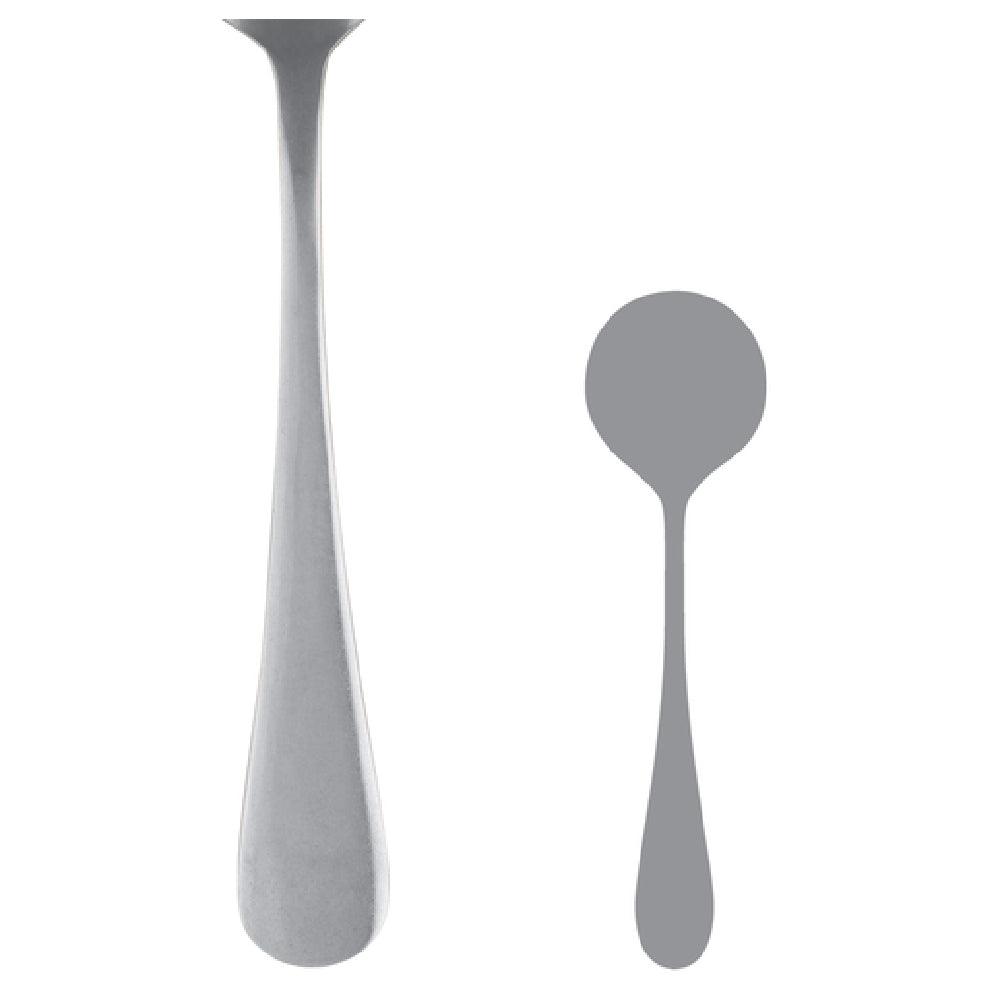 Steelite 5734SX002 Bouillon Soup Spoon 7" 18/0 Stainless Steel