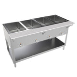 BK Resources ST-SW-4 Steam Table Electric 4-pan Sealed Well Design