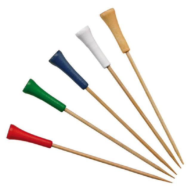 PacknWood 210BBGOLF12 - Golf Tee Skewer, 4.7", Freezer Safe